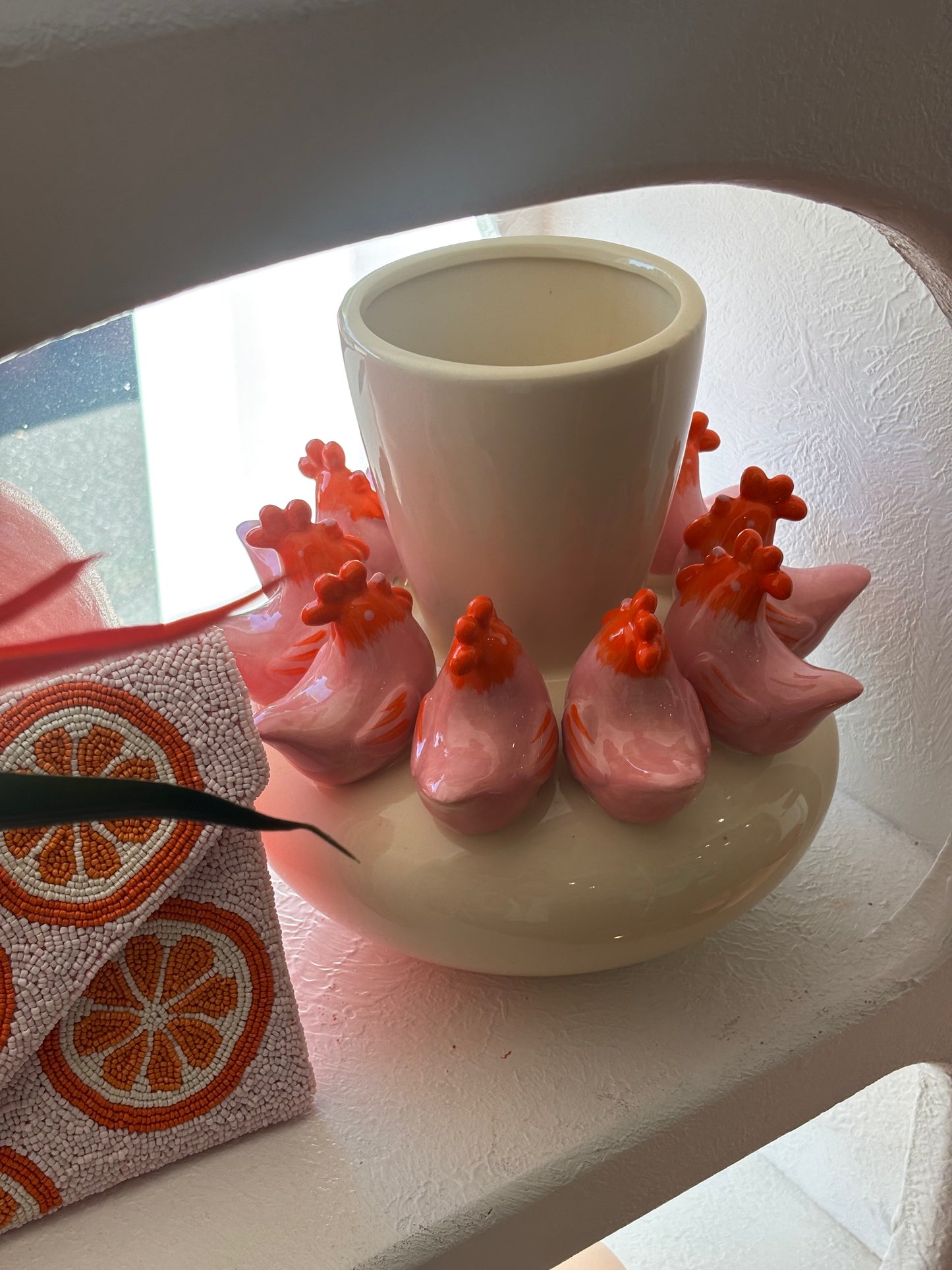Hen Vase