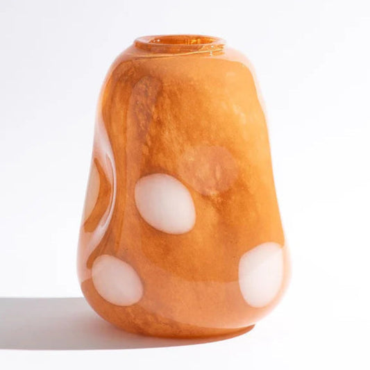 Spots Vase Large  - Peach