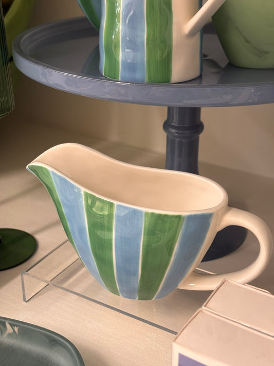 Gravy Jug ~ Blue and Green