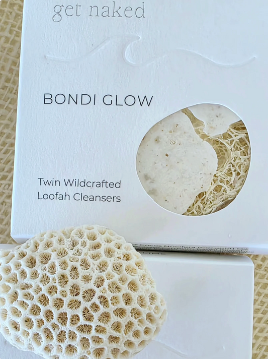 Twin Wild Crafted Loofah Cleansers - Bondi Glow