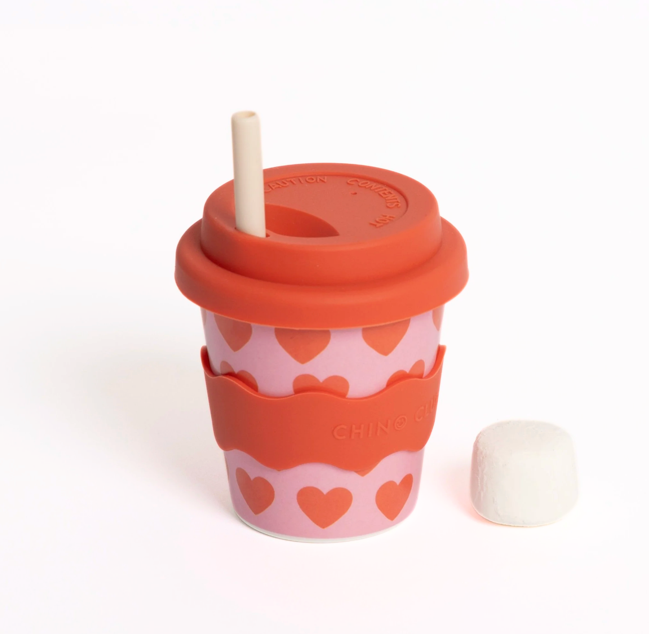 CHINOCLUB Kids Keep Cup - Hearts 4oz